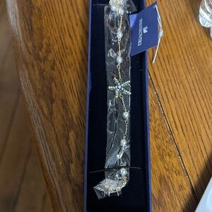 Swarovski Gold and Silver Chain Bracelet